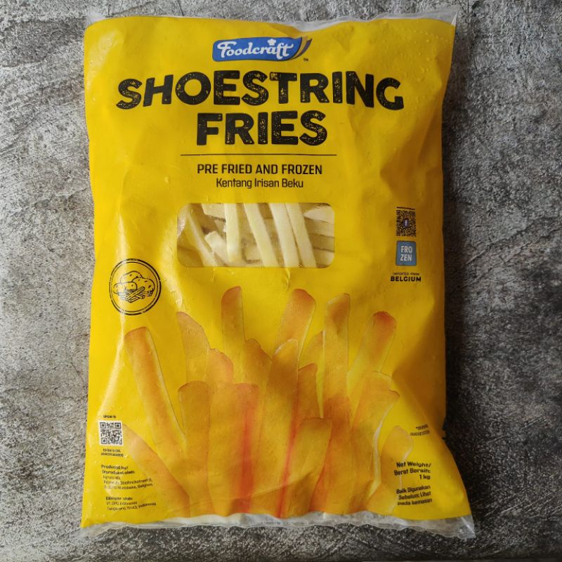 

FOODCRAFT KENTANG GORENG BEKU SOESTRING / CRINCLE 1kg