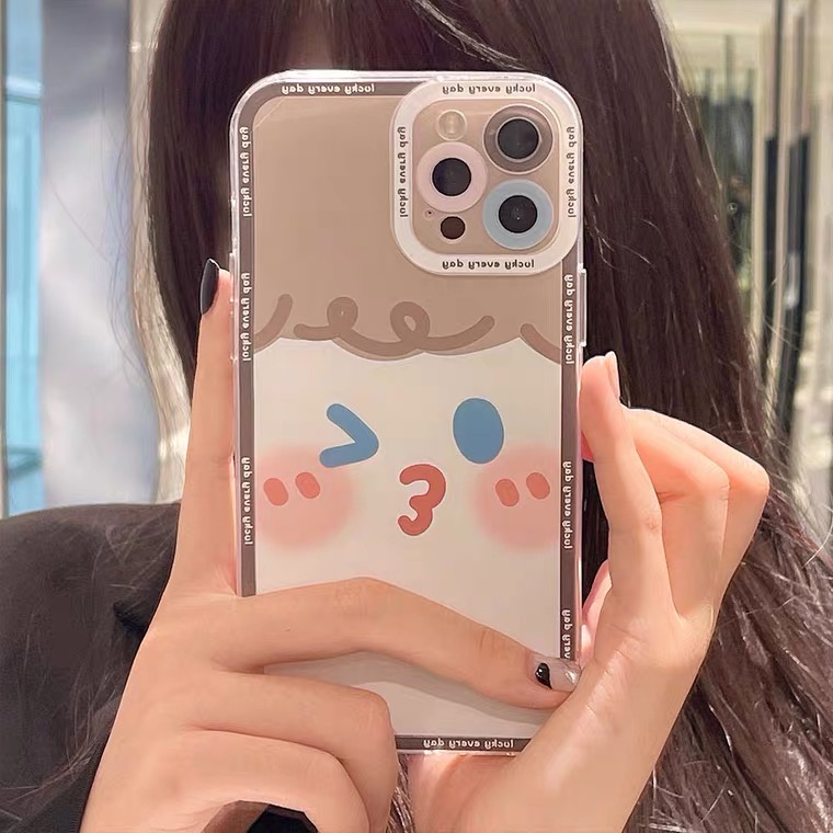 [TPC] Phone Case Iphone HP Brown 6 6S 7 8 PLUS X XS MAX XR 11 12 13 Mini PRO PROMAX IP002 Cute Casing