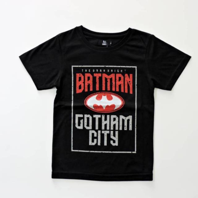 BAJU ANAK IMPORT BATMAN TEE NAVY (IMPORT THAILAND) - B62