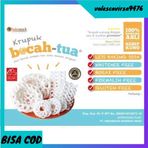 

⭐BISA COD⭐ Krupuk Bocah Tua 500 gr - Palembang Pedas