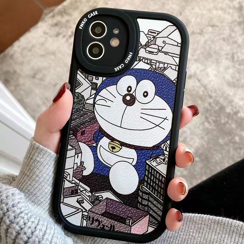 Soft Case TPU Motif Doraemon Untuk iPhone 13 13pro 13prm 11 7Plus 8Plus Xr XS 13 12pro Max