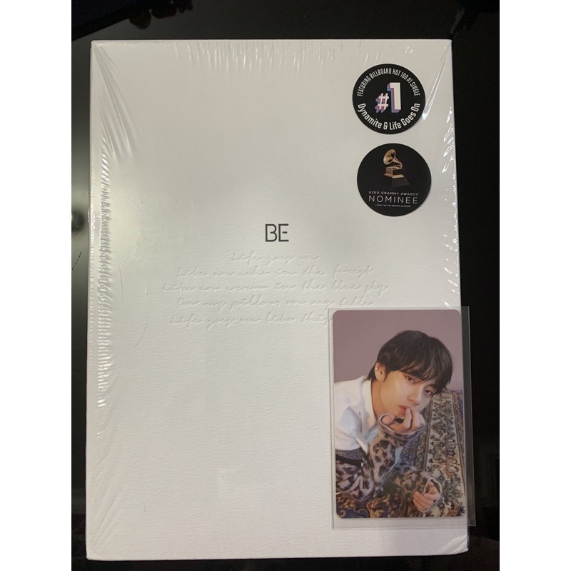 (BOOKED)ALBUM BE ESSENTIAL BUNDLE PHOTOCARD TAEHYUNG TEAR O