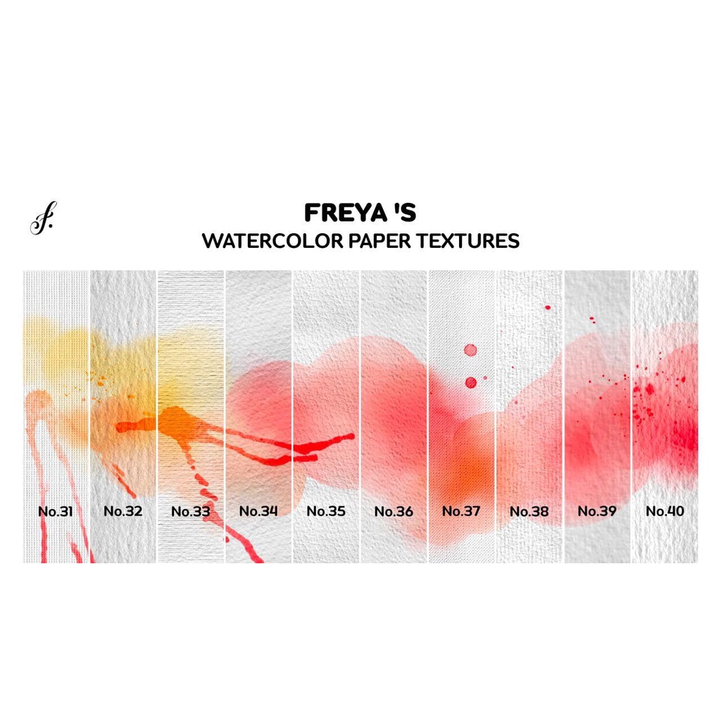 Procreate Brush - Freya Watercolor Paper Texture Brushes