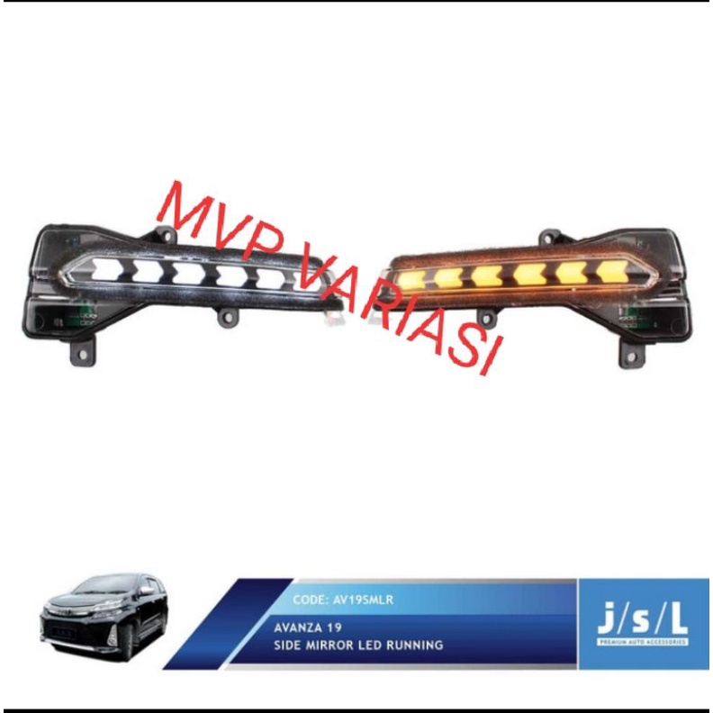 JSL Mirror Running Signal Lamp Avanza / Xenia 2019 LED Lampu Spion