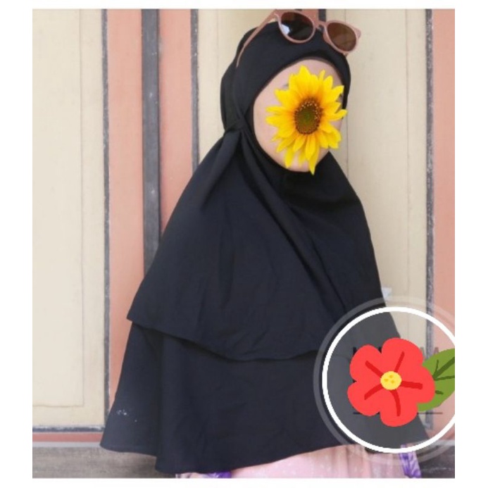 Hijab simpel tali belakang jilbab instan