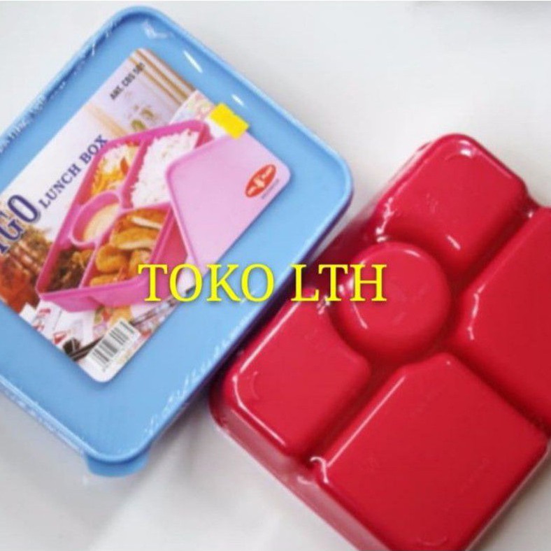 Jual LUNCH BOX SEKAT 5 FIGO OWL / KOTAK MAKANAN / BOX CATERING / OMPRENG Shopee Indonesia