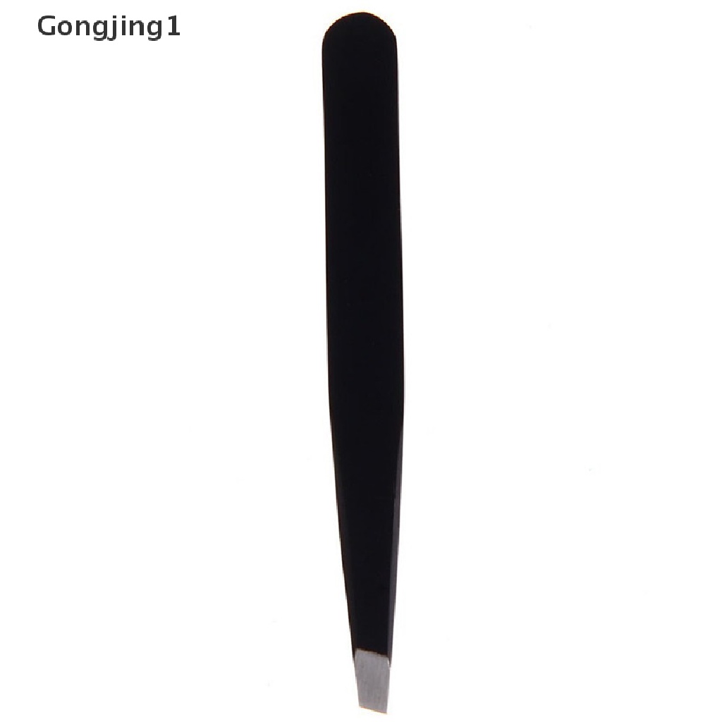 Gongjing1 Pinset Alis Profesional Warna Hitam