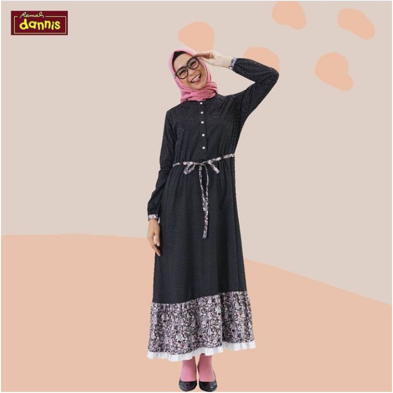 DANNIS ABAYA D'LAYLA // BUSANA MUSLIM GAMIS DEWASA