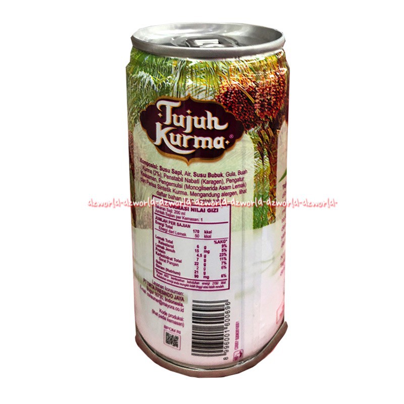 Tujuh Kurma Susu Steril 200ml Susu UHT Untuk Daya Tahan Tubuh Vitamin 7kurma