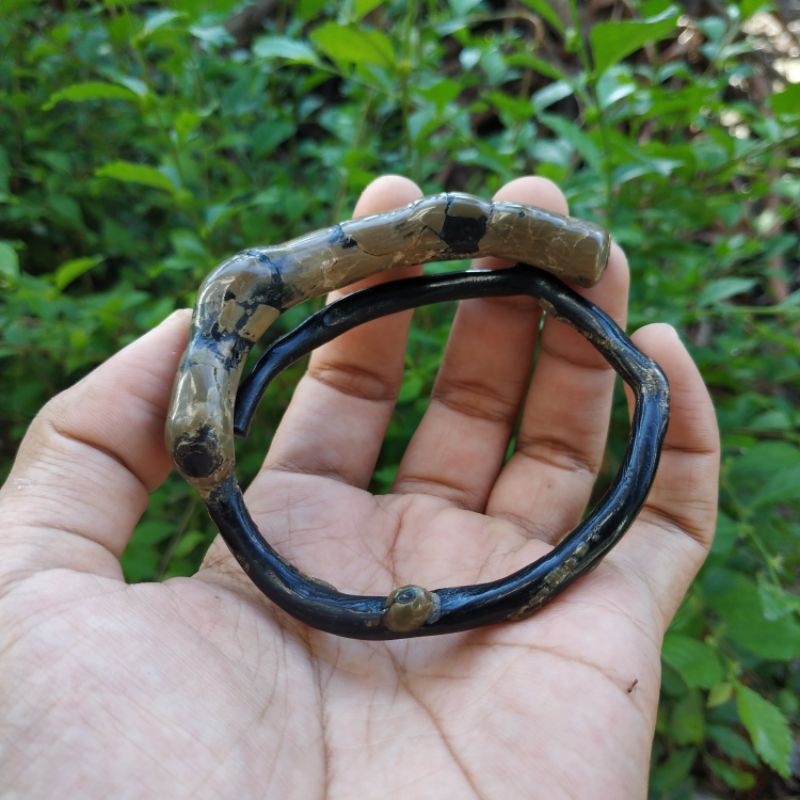 Gelang akar bahar hitam Bonggol - Gelang Bahar bonggol