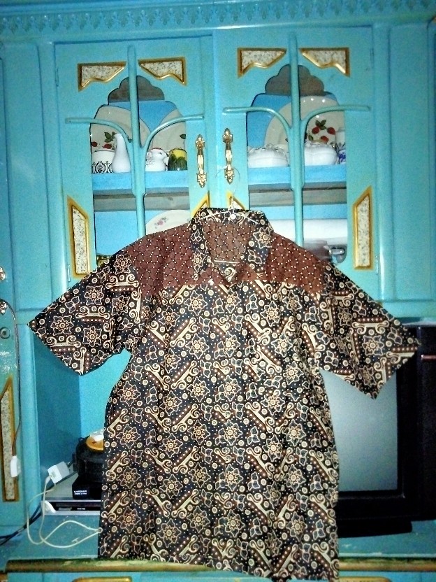 Batik Couple Keluarga - Sania Ruffle Batik Couple Ori Standar & Jumbo - Batik Pekalongan