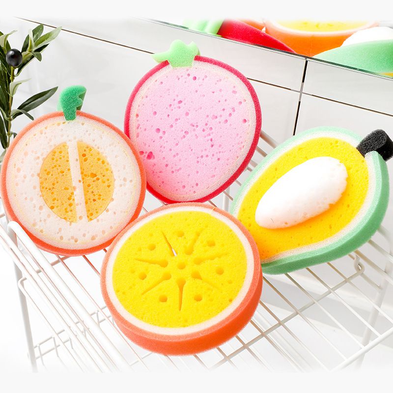 Spons cuci piring motif buah / bath sponge