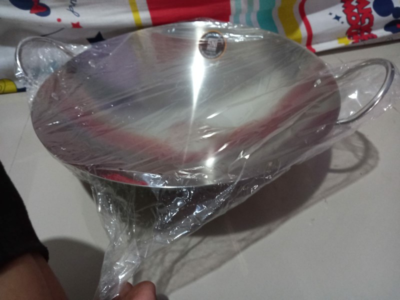 Golden Flying Fish Kuali Beli Wajan Stainless Steel Kuali Stainless 32cm 36cm 38cm 40cm 42 Cm Sni