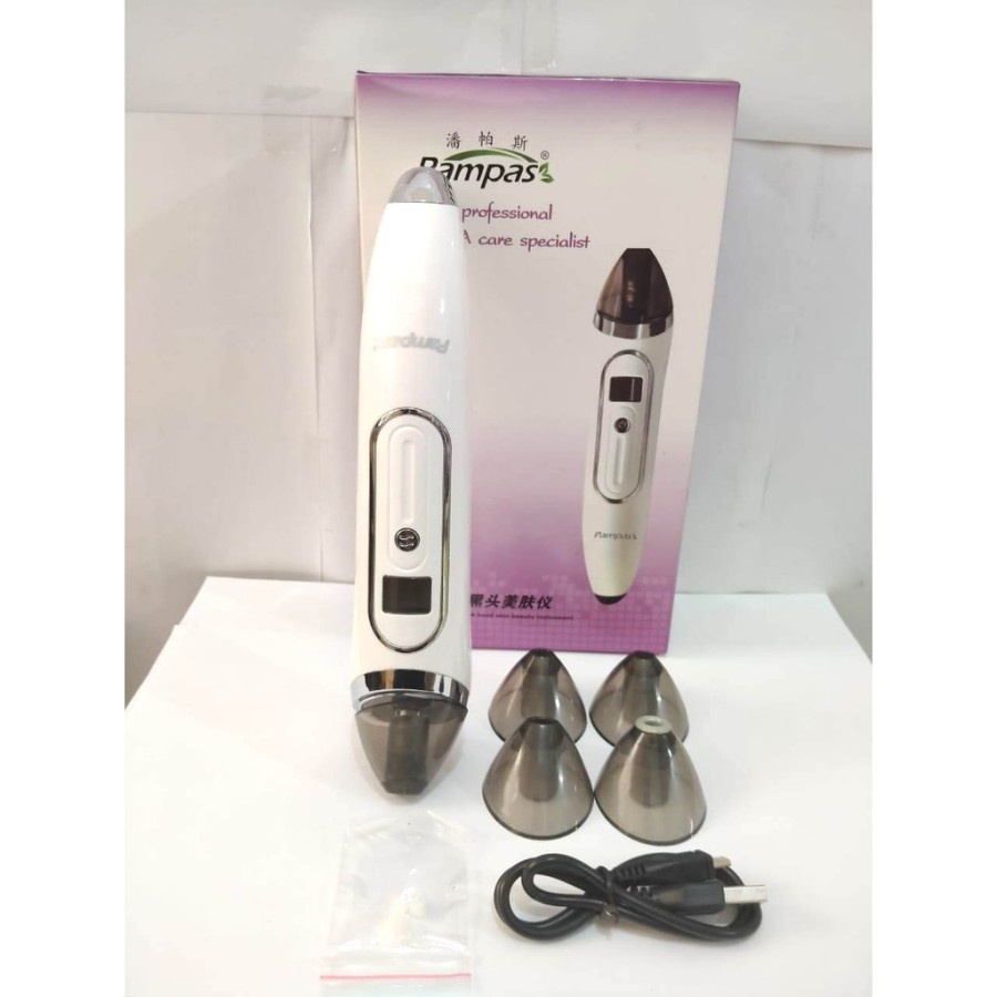 Penyedot Komedo Electric Pampas Alat Pembersih Elektrik Perawatan Wajah