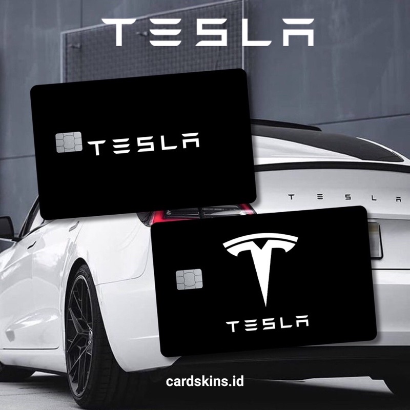 

TESLA CARD | GARSKIN / STICKER COVER SKIN ATM / DEBIT / CREDIT / EMONEY / FLAZZ | CARDSKINS