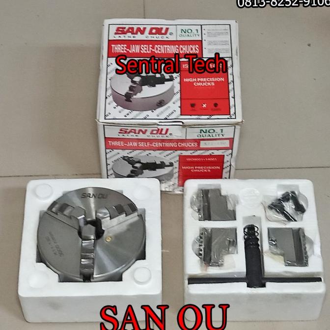 Chuck Bubut 3" 3 Jaw / Claw Bubut 3 Jaw / Catok Kepala Bubut 3 Inch