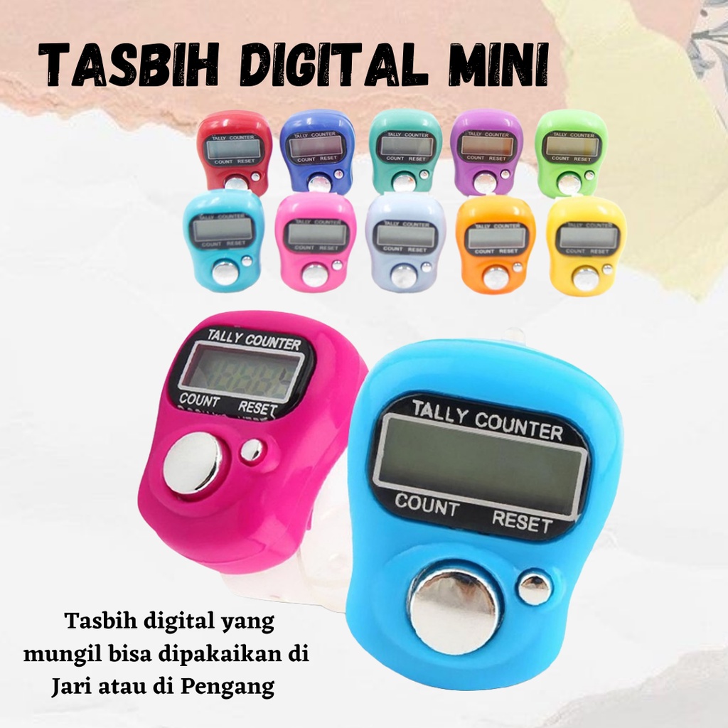 HARGA PROMO!! Tasbih Digital Elektronik Jari Counter Mini / Tasbih Digital Mini Finger Tally Counter