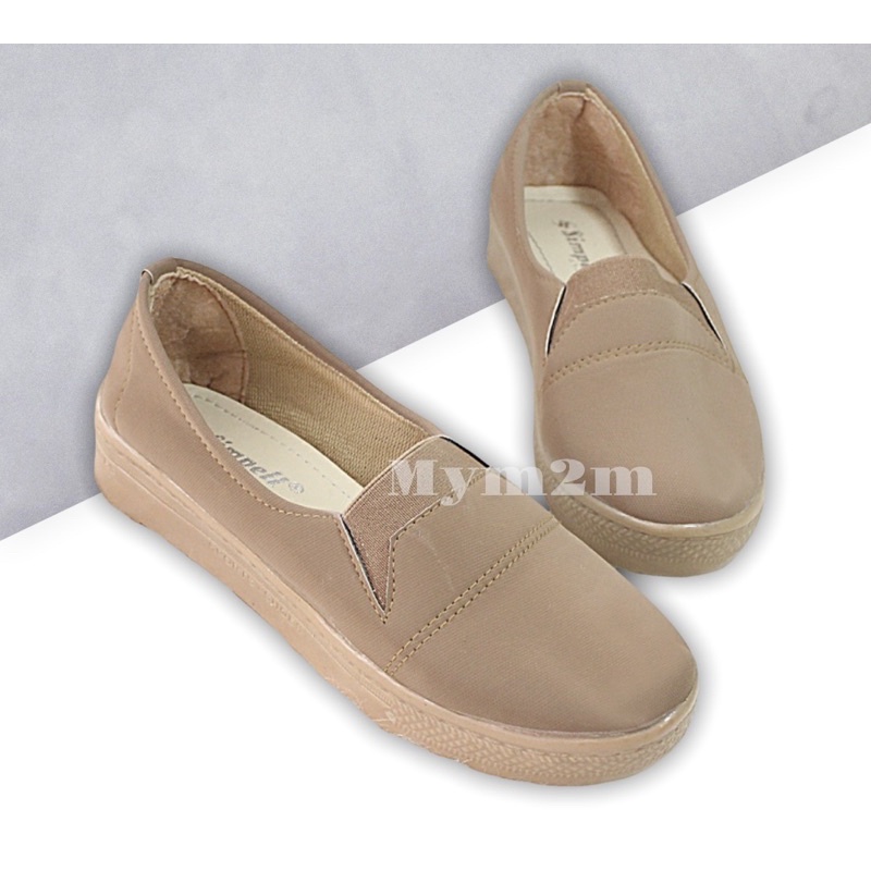 Mym2m Nasila Sepatu Wanita Slip on Kasual Terlaris