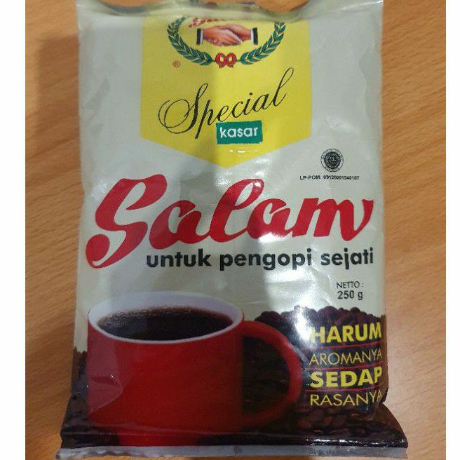 

Kopi SALAM SPESIAL 250gr Kasar / Halus Bubuk kopi Harum