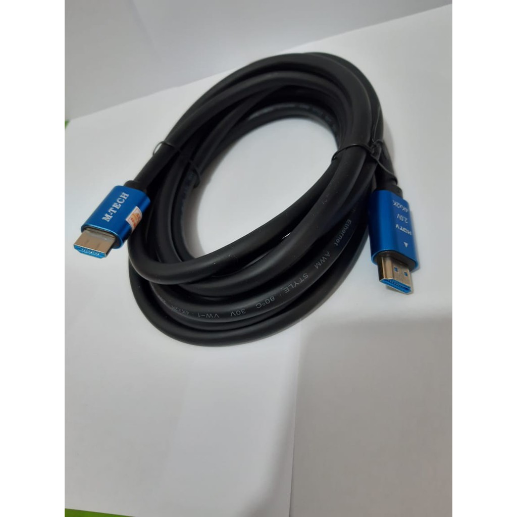 Kabel HDTV 3M M-Tech V.2.0 4K Gold Plated HD Cable HDTV 3 Meter / Kabel HdTV Mtech 3meter V2.0