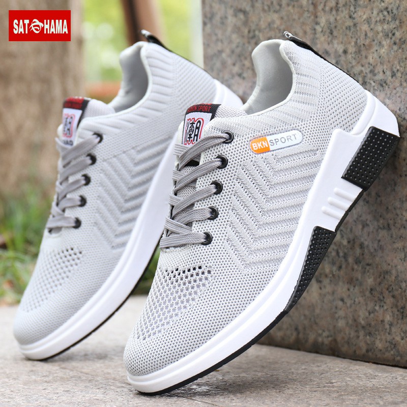 Satohama Sepatu Pria New Fashion Sneakers Soft Casual Sports Shoes