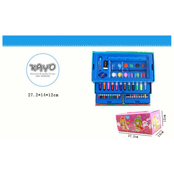 

Sale! 54Psc|Pensil Warna,Set Crayon Set,Spidol Warna Set Alat Lukis, Cat Air Termurah