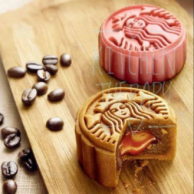 CETAKAN MOONCAKE STARBUCKS