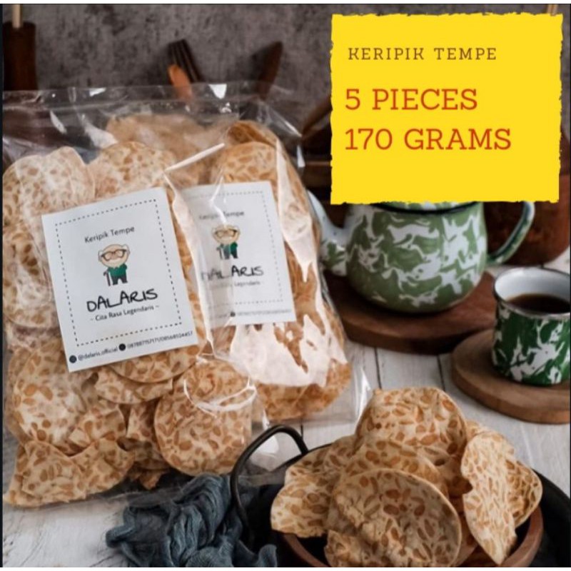 

Keripik Tempe Dalaris Pack of 5