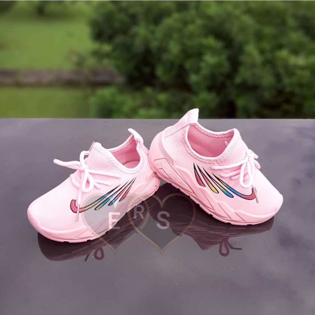 TOKOERS E12 Sepatu Slip On Anak Import Laki Laki/Perempuan Umur  2 3 4 5 thn - BEKRO