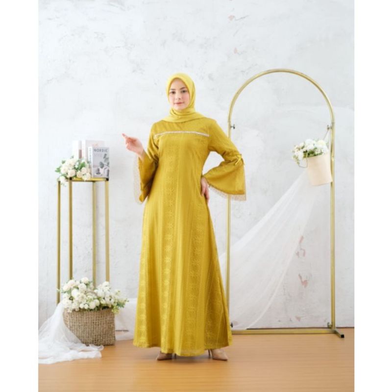 Produk original butik gamis terbaru//gamis pesta//gamis lebaran