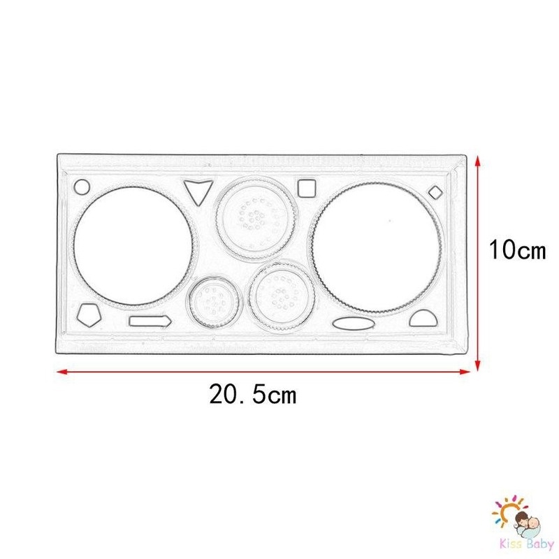 Penggaris Spirograph Multifungsi Untuk Menggambar