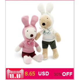 Kawaii Original le sucre bunny rabbit plush doll & stuffed brinquedos toys hobbies for children