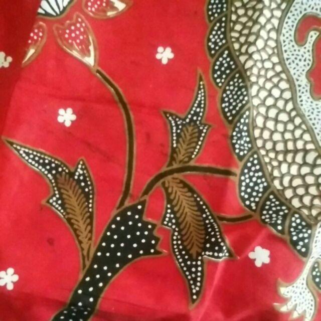 Kemeja Batik Pria Lengan Panjang Size M L Xl Xxl  Bswart Batik Hrb026 Kenongo Hem Panjang Padi