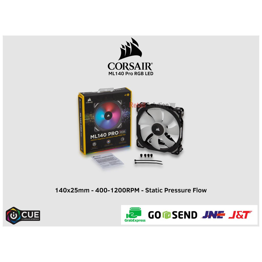 Corsair ML140 RGB LED 140mm Fan