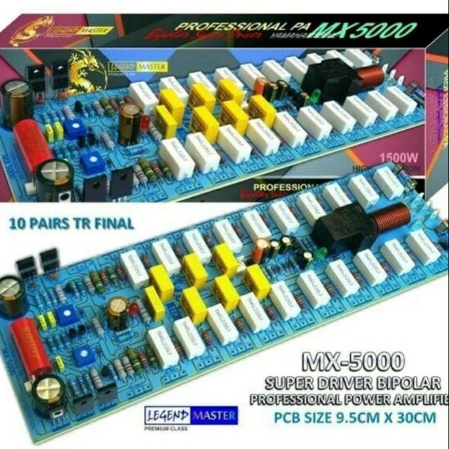 Kit Profesional Power Amplifier YAMAHA MX 5000 min TR