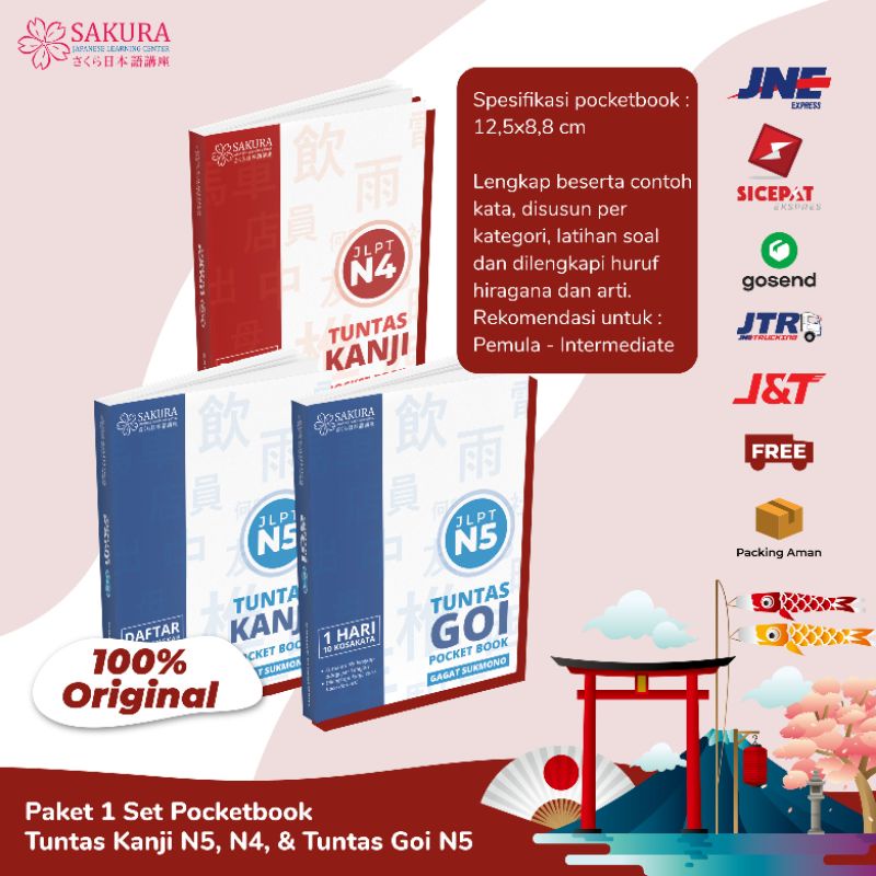 [PROMO] TUNTAS GOI N5, KANJI N5, KANJI N4