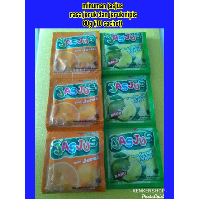 

Jasjus minuman juice instant rasa buah sachet