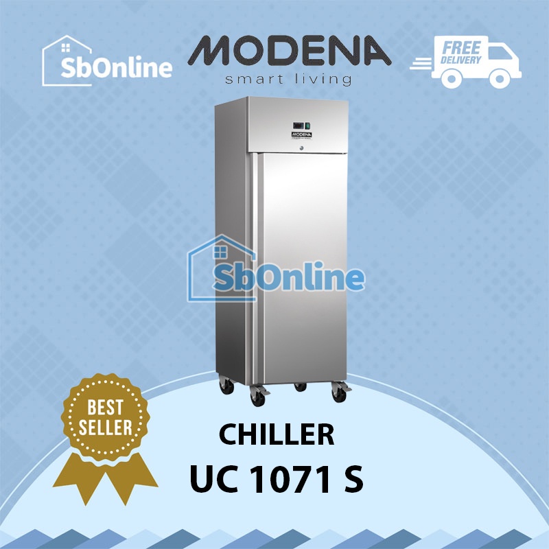 MODENA UC 1071 S STAINLESS STEEL UPRIGHT CHILLER 1 PINTU