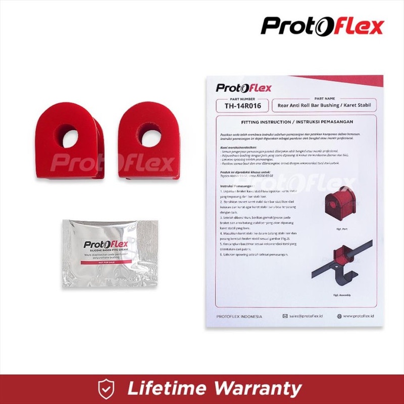 Protoflex Bushing Karet Stabil Belakang Harrier 03-07 RX350 03-08