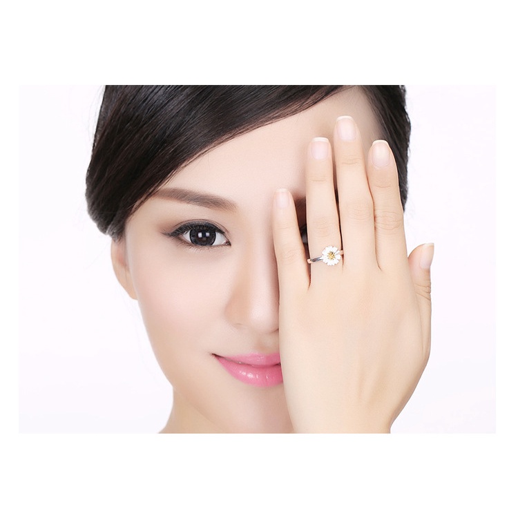 Cincin Anti Karat DAISY R066 Sterling Silver S925 Korean Fashion Style Womens Ring Lamaran Wanita