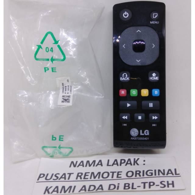 REMOTE REMOT DVD LG AKB73355401 ORIGINAL ASLI