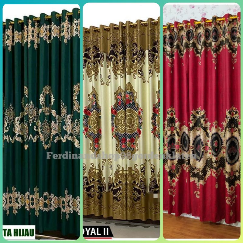 GORDEN PINTU JENDELA MURAH MOTIF KARAKTER MODEL SMOKRING RING 12 MINIMALIS KORDEN HORDENG TIRAI