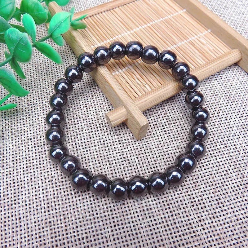 GELANG BATU ALAM ASLI 8mm PRIA WANITA Tiger eye Indian Agate