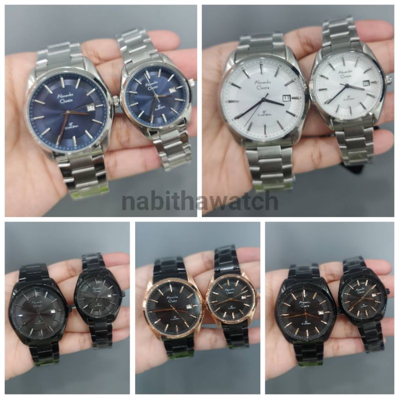 Jam Tangan Couple Alexandre Christie AC8648 New 8648 Original Garansi Resmi