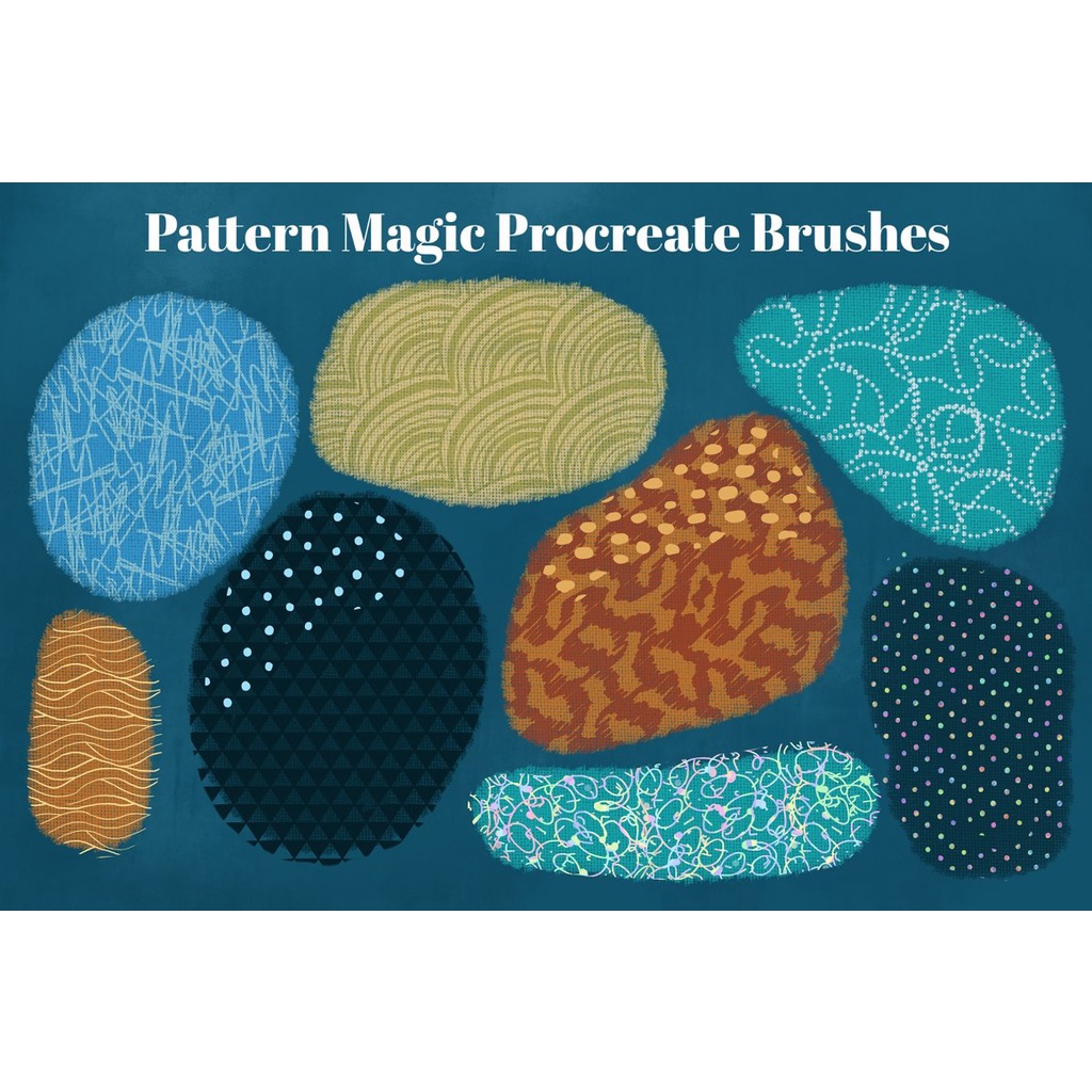 Procreate Brush - 50 Pattern Magic Procreate Brushes