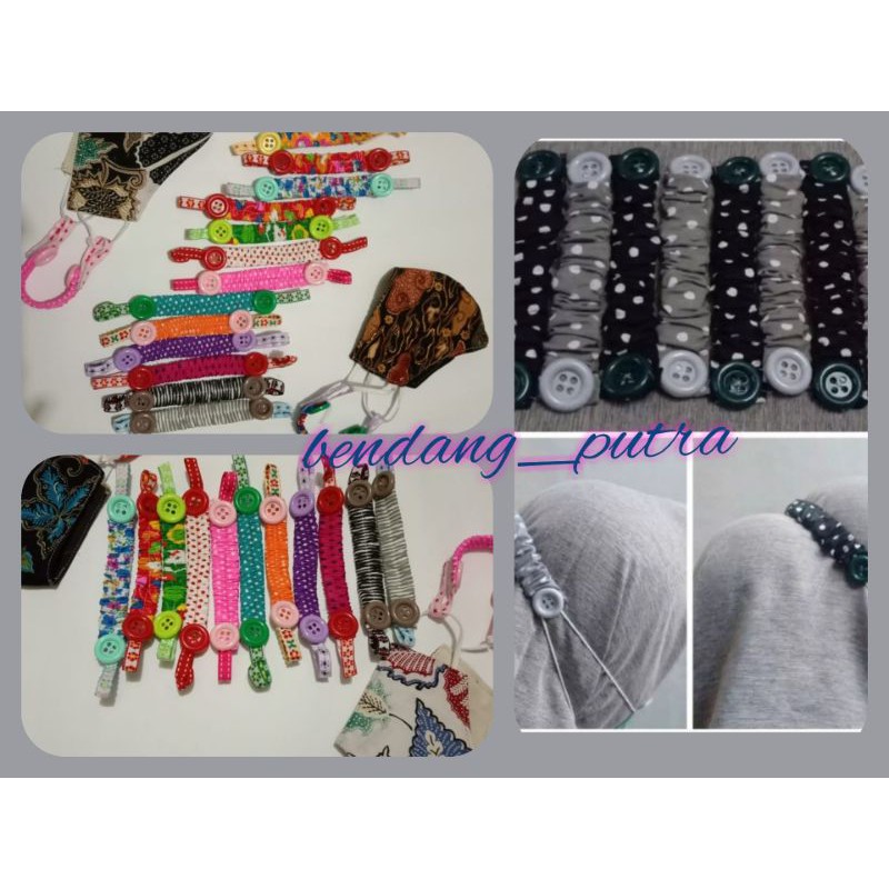 1Lusin Pengait Masker/Konektor Masker/Penyambung tali masker