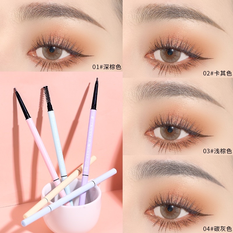 Xixi Pensil Alis Tipis Thin Core Eyebrow Tahan Lama