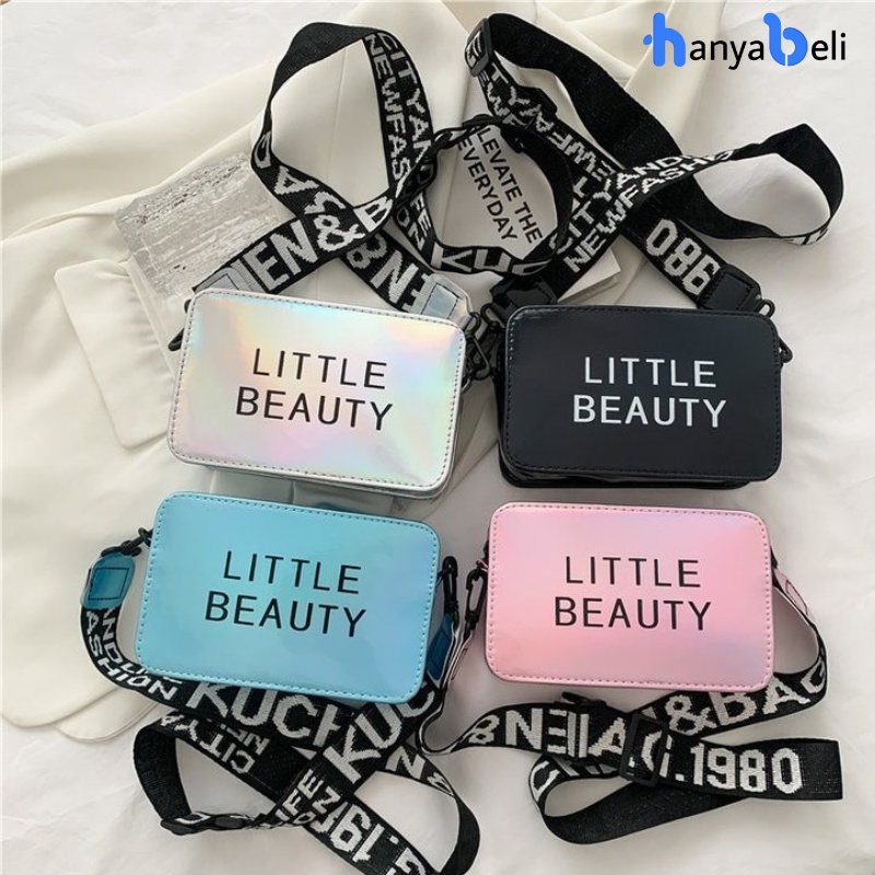 Tas Selempang Fashion Wanita Glossy Blink Sparkle Little Beauty