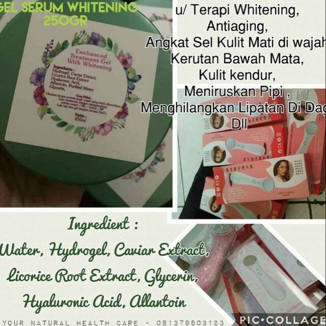 PAKET SETRIKA WAJAH PROMO (GEL,ALAT SETRIKA)