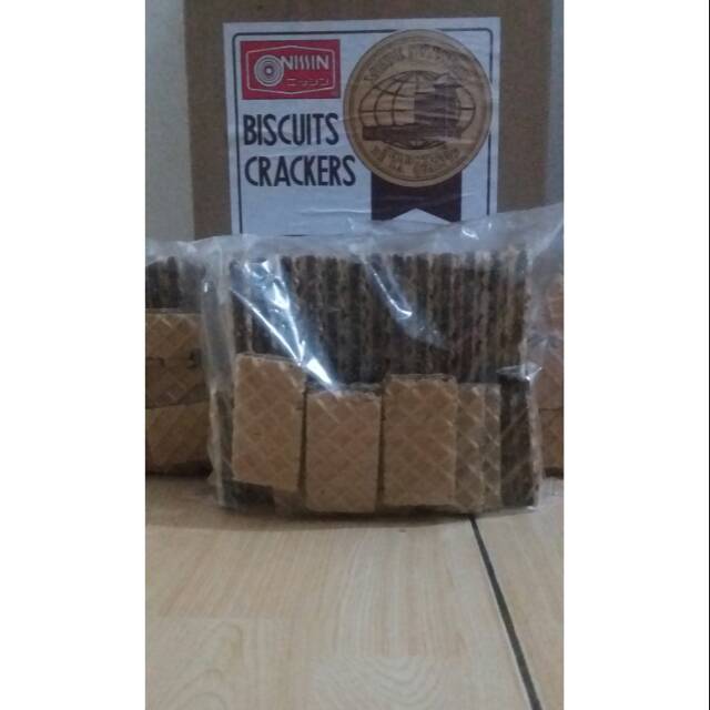 

WAFEL COKLAT WAFLE NISSIN KILOAN SNACK CAMILAN CEMILAN MAKANAN MANIS COKELAT WAFER JAJANAN LEBARAN